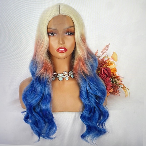 Stunning ombré lace front wig